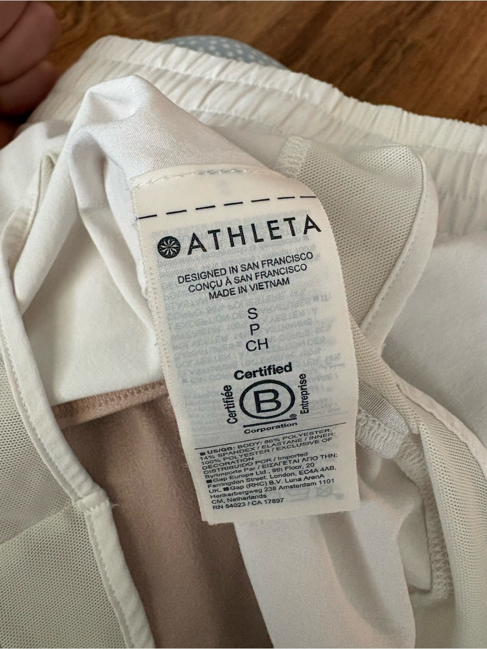 Athleta Mesh Racer 4” Short White - Picture 10 of 10